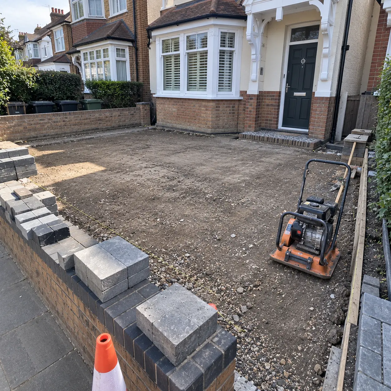 Completed driveway or patio project 7