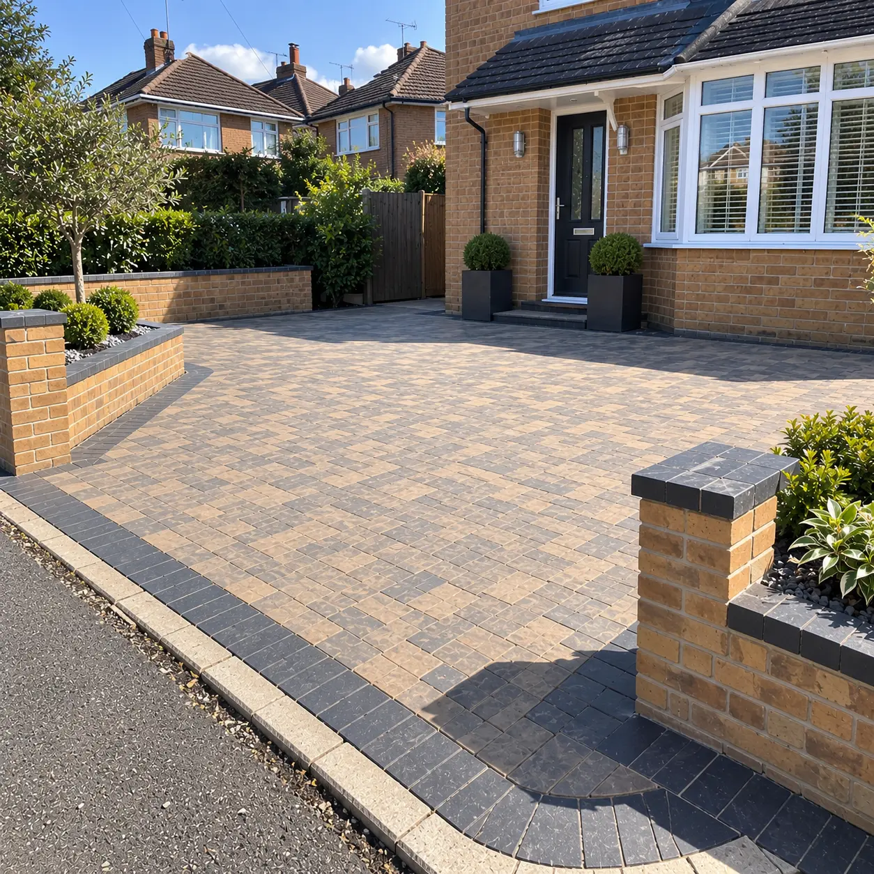 Completed driveway or patio project 2