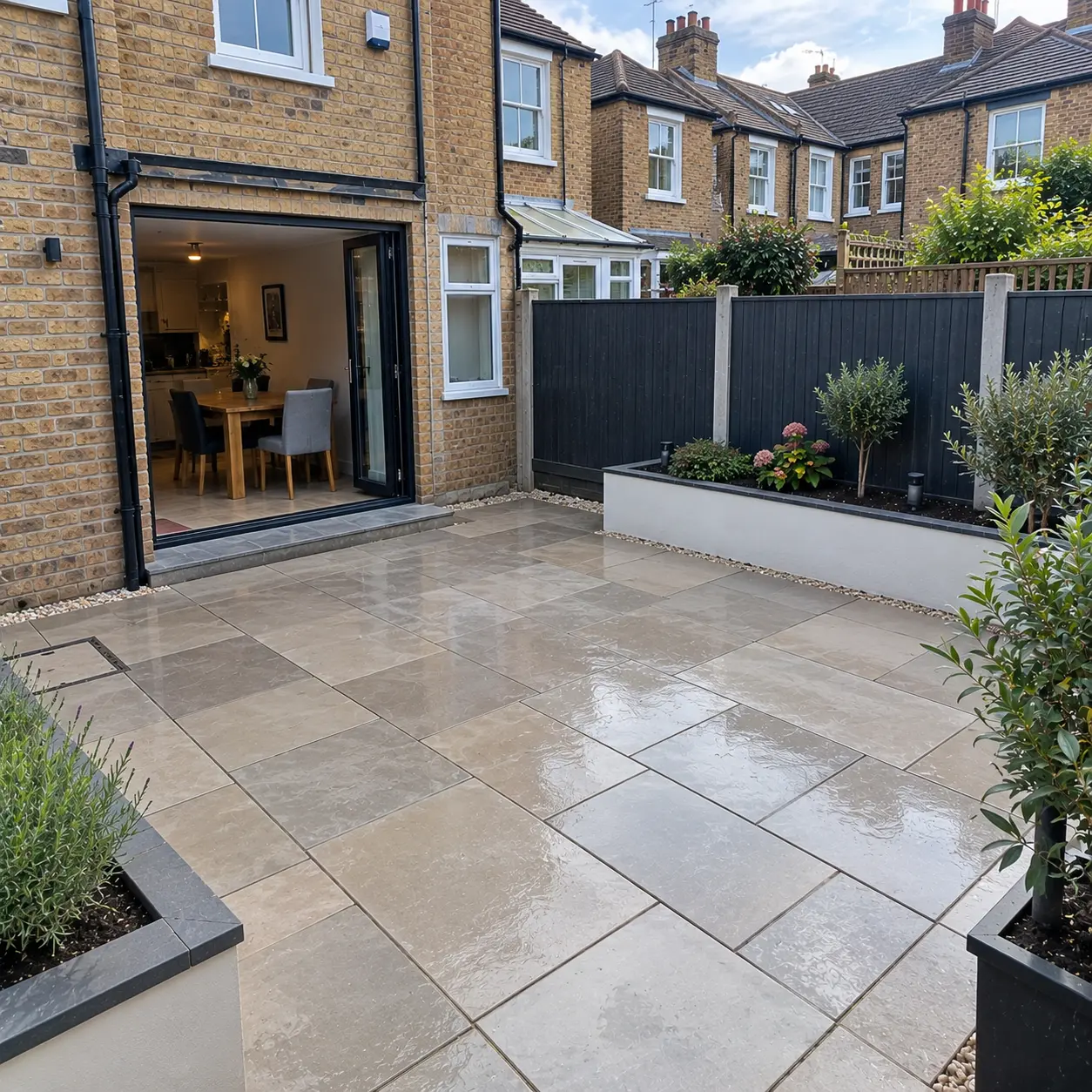 Completed driveway or patio project 8